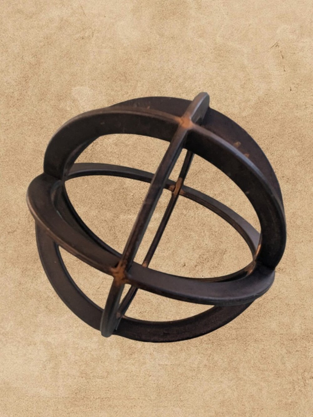 Mercana Gallena Decorative Metal Orb Sculpture